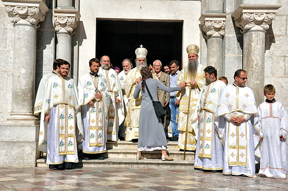 Митрополит Амфилохије и Епископ Јоаникије одслужили Литургију у Котору