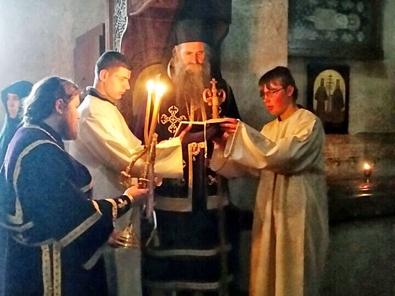 Пређеосвећена литургија у Ступовима