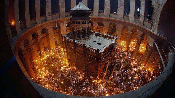 Долазак Благодатног огња из светог града Јерусалима