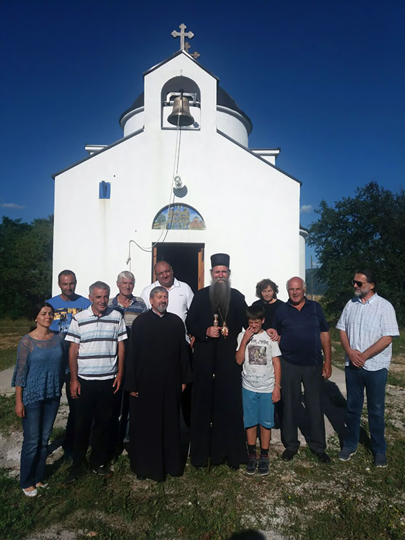 Епископ Јоаникије обишао остатке манастира Пресвете Богородице у селу Житин