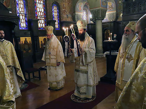 Архијерејска Литургија у Патријаршијској капели