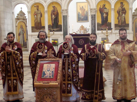 У никшићкој Саборној цркви прослављен празник Светог Николаја Мирликијског