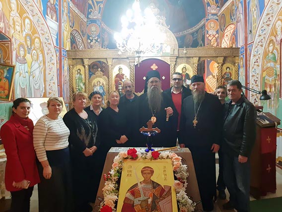 Владика Јоаникије на Митровдан посјетио манастир Бијела