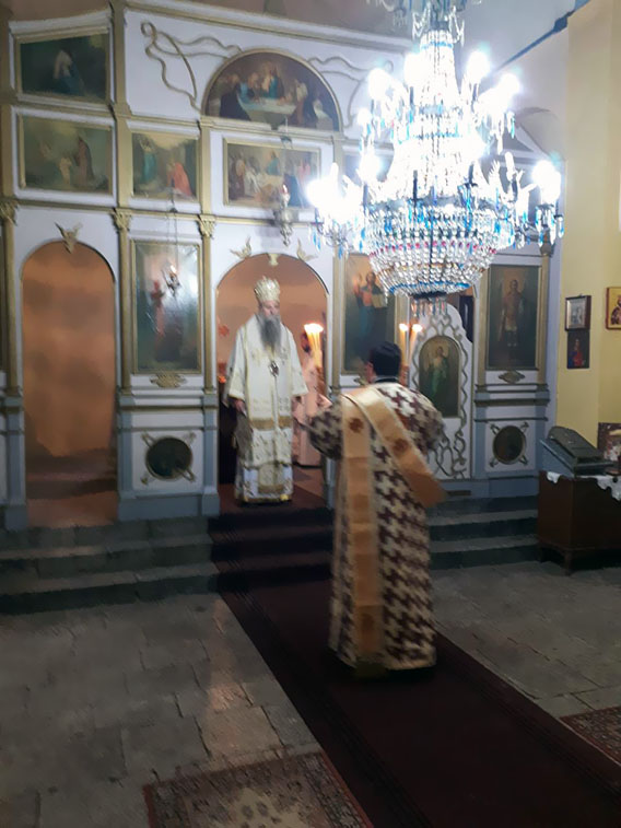 Епископ Јоаникије на Крстовдан служио Литургију у цркви Светог архангела Михаила у Андријевици