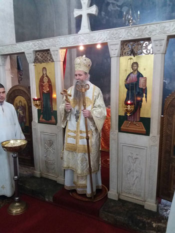 Литургија у манастиру Ђурђеви Ступови