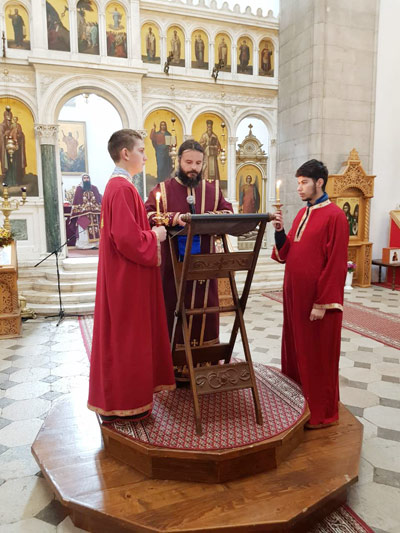 У Саборном храму у Никшићу свечано дочекане светиње Светог Саве