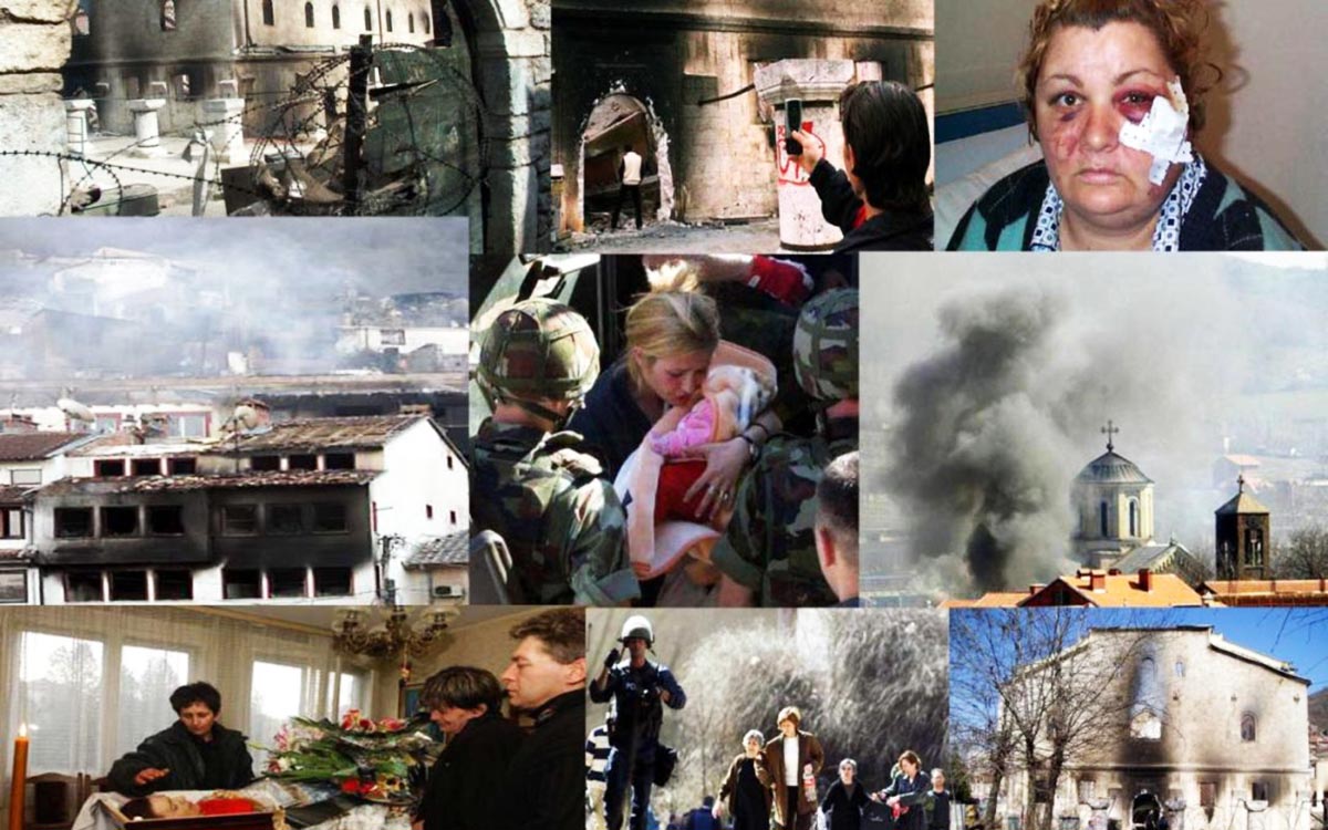Двадесета годишњица Мартовског погрома на Косову и Метохији