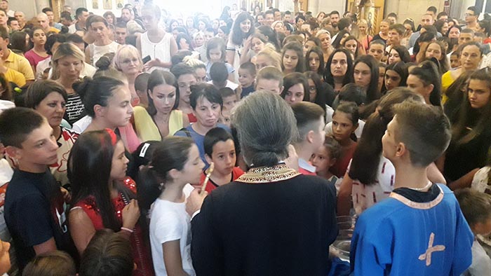 У Саборном храму у Никшићу одслужен молебан за почетак нове школске године