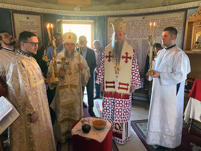 Епископ рибински Г. Венијамин служио у манастиру Косијерево