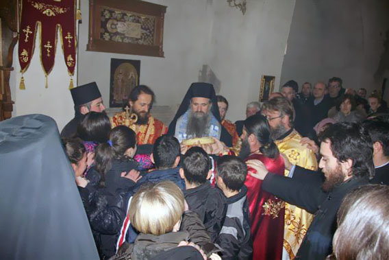 Прослављен спомен на Светог Јевстатија Српског