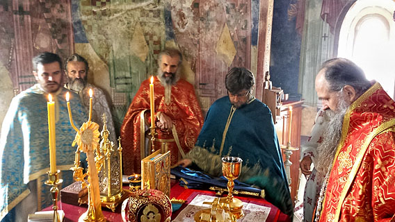 Литургија на Благовијести у манастиру Косијерево