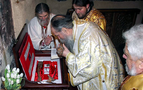 Дио моштију  Светог Харалампија из Никољца пренијет у цркву Св Апостола Петра и Павла