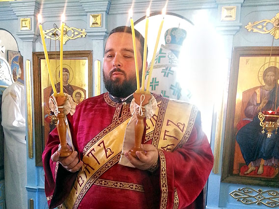 Литургијски прослављен празник Преподобног Јустина Ћелијског