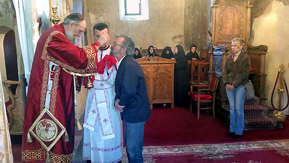 Преосвећни владика Јоаникије на Марковдан Литургију служио у манастиру Милешеви  