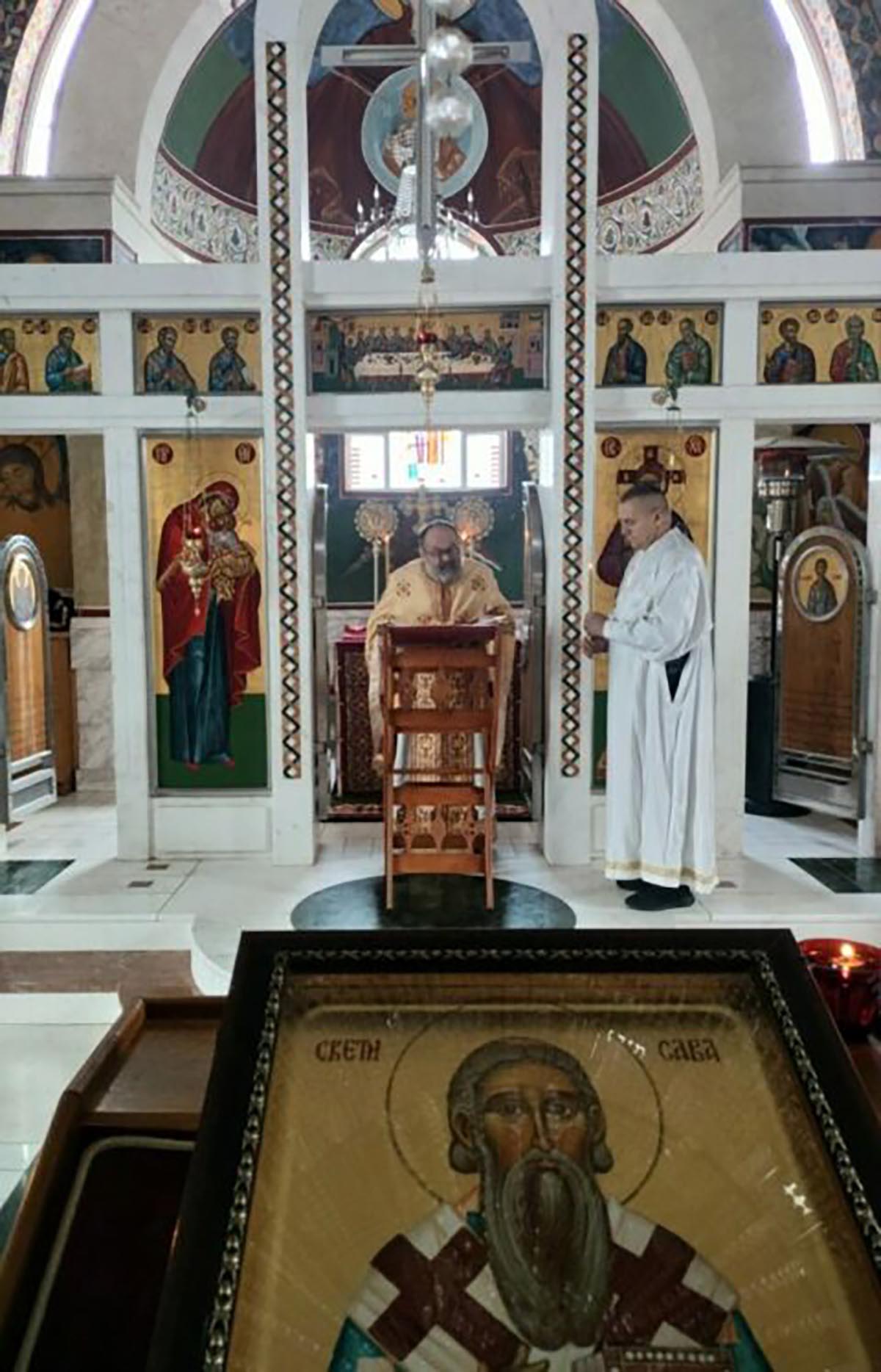 Прослављена слава манастира Светог Саве у Голији