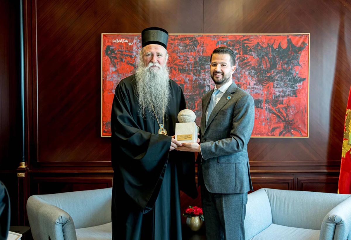 Предсједник Милатовић и Митрополит Јоаникије
