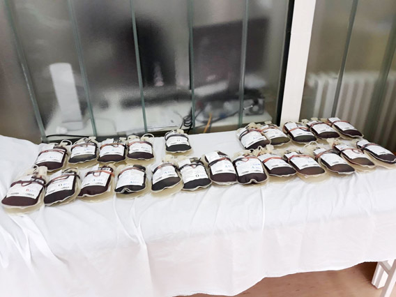 Чланови Црквене општине Бијело Поље учествовали у акцији давања крви