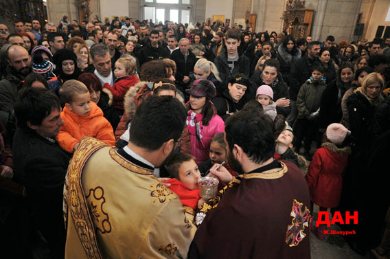 Бадњи дан и Божић прослављени у Никшићу