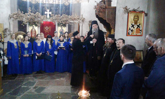 Традиционални Божићни пријем у манастиру Ђурђеви Ступови