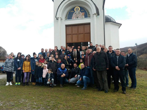 Црква Светог Eвстатија у Трепчи прославила храмовну славу