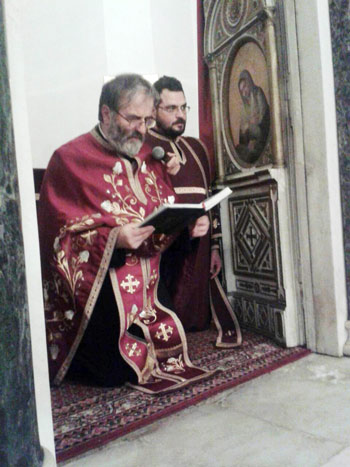 Молебан на почетку Нове године у Саборном храму у Никшићу