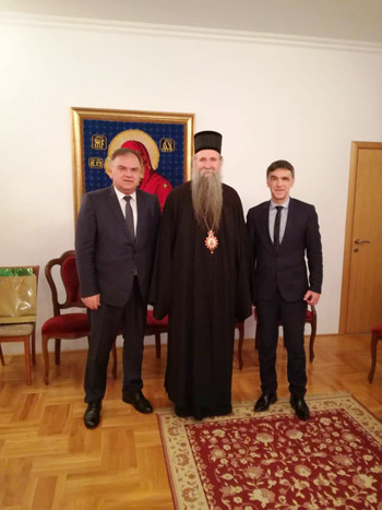 Предсједник Иванић посјетио Епархију будимљанско-никшићку