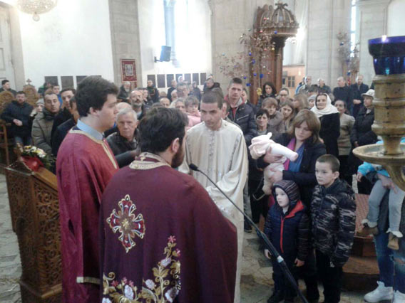 Литургија у Саборном храму у Никшићу на празник Сабора Пресвете Богородице