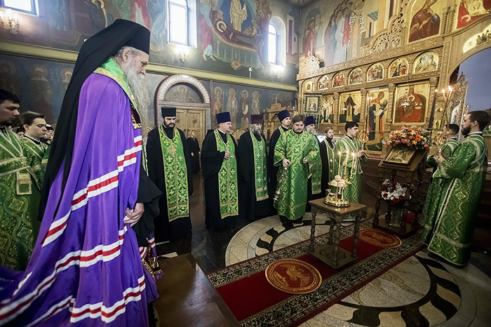 Свечано бденије у Покровском манастиру