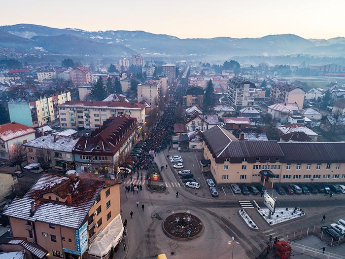 Литија за одбрану светиња у Беранама