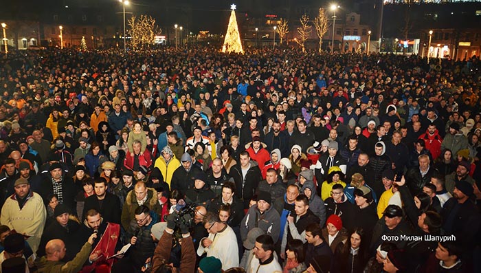 О. Дарко Ђого на литији у Никшићу: Нису ово само литије, то су линије духовне одбране части, образа, поштења, светосавског и његошевског етоса