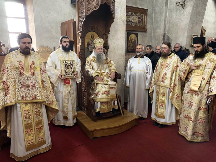 Обрезање Господње и Свети Василије Велики литургијски прослављени у Ђурђевим Ступовима