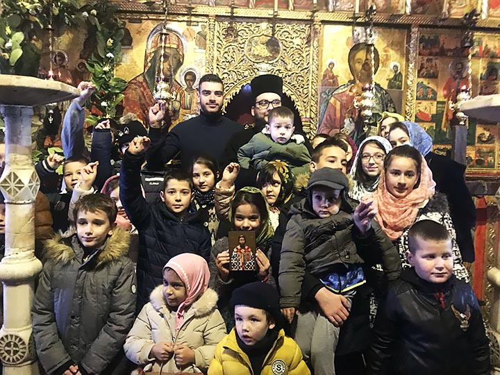 СВЕТИ САВА У ХРАМУ СВ. НИКОЛЕ