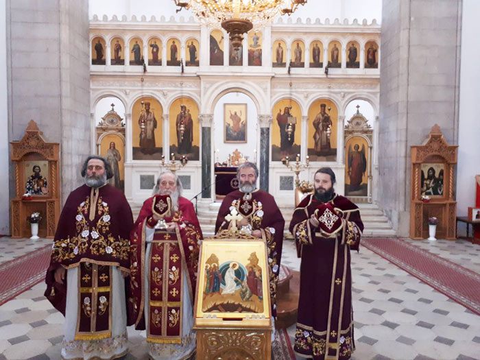 Литургија у Саборном храму у Никшићу