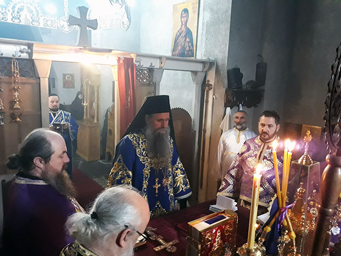 Литургија Пређеосвећених Дарова у манастиру Ђурђеви Ступови