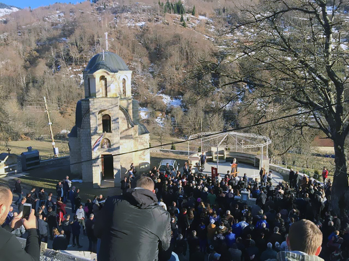 Народ Горњег Полимља одлучан у одбрани Светиње
