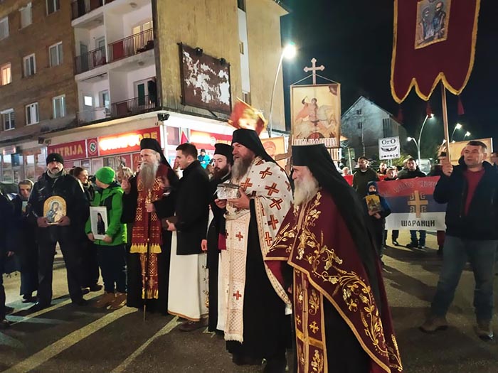 Епископ Јоаникије предводио литију на Жабљаку