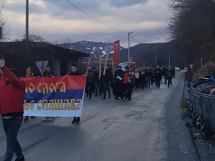 Литија из Велике, Гусиња, Плава и Мурине кренула према манастиру Ђурђеви Ступови