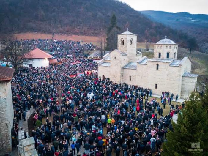 Литија и молебан у Ђурђевим Ступовима