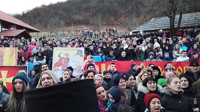 Литија и молебан у Беранама