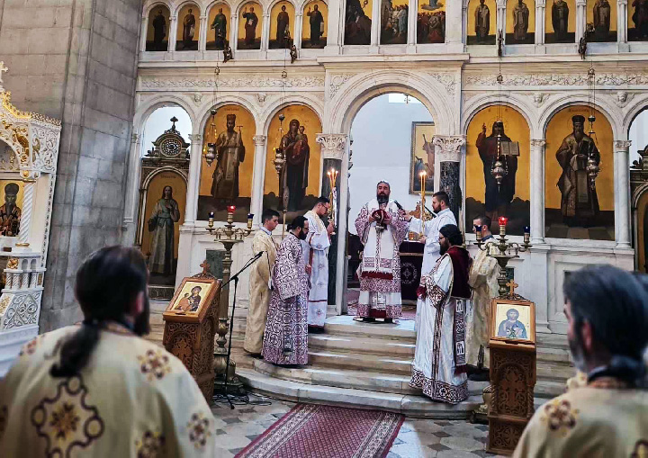 Епископ будимљанско-никшићки Г. Методије богослужио у никшићкој Саборној цркви