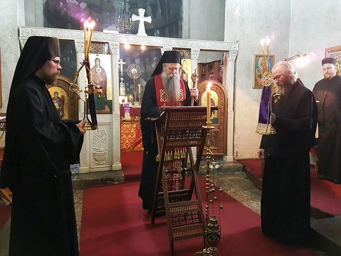 Служено Прво бденије у манастиру Ђурђеви Ступови