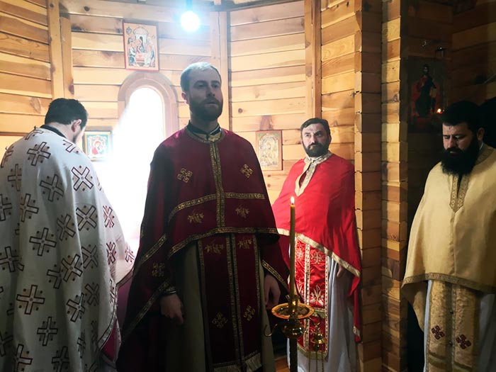 Литургија пређеосвећених дарова на Самограду