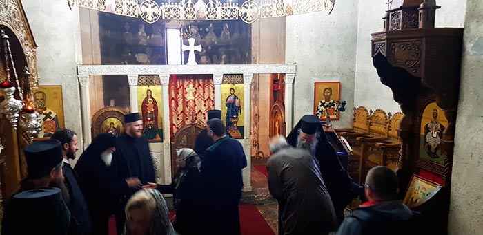 Вечерњa с чином праштања у манастиру Ђурђеви Ступови