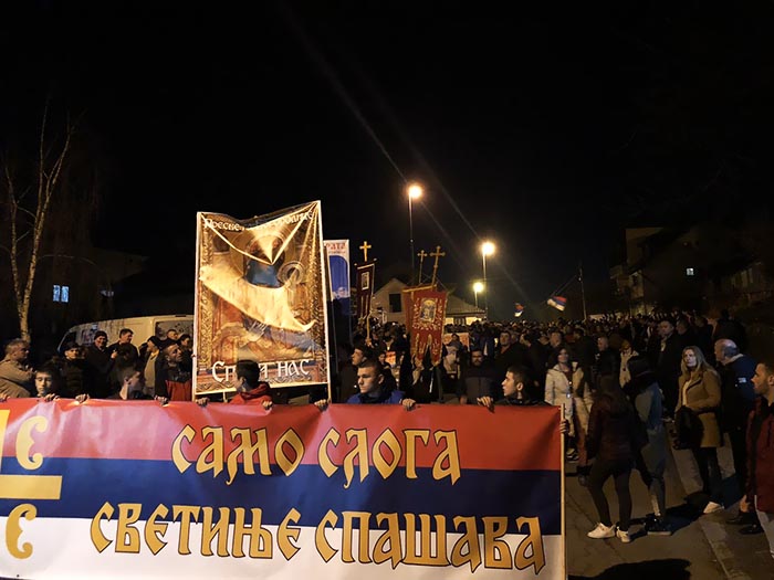 Отац Синиша Јанковић поручио са бјелопољске литије