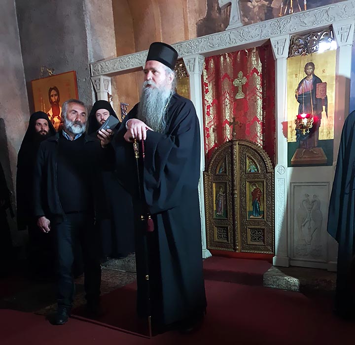 Вечерње с чином праштања у манастиру Ђурђеви Ступови