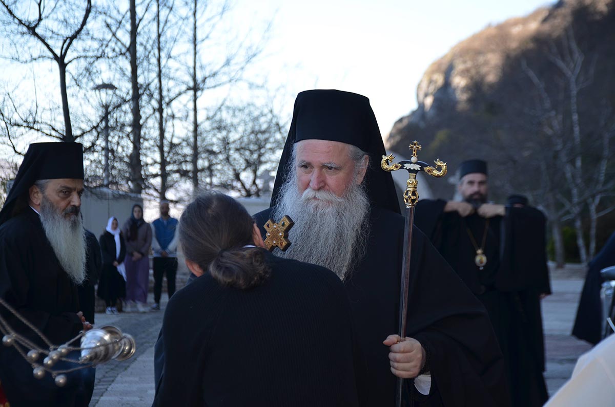 Архијерејска литургија у Острогу