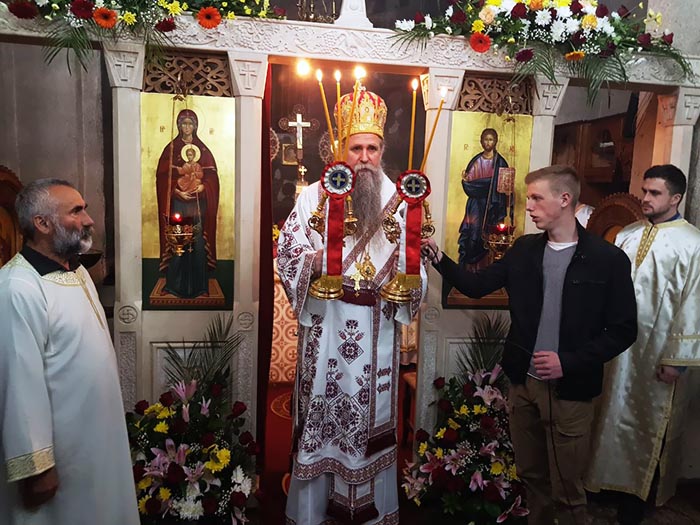 Празник Васкрсења Христовог свечано прослављен у Ђурђевим Ступовима