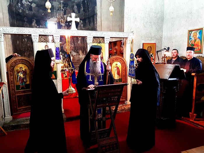 Служено Прво бденије у манастиру Ђурђеви Ступови