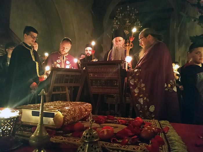 Изношење Плаштанице у манастиру Ђурђеви Ступови