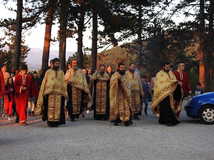 Врбица прослављена у Саборном храму у Никшићу